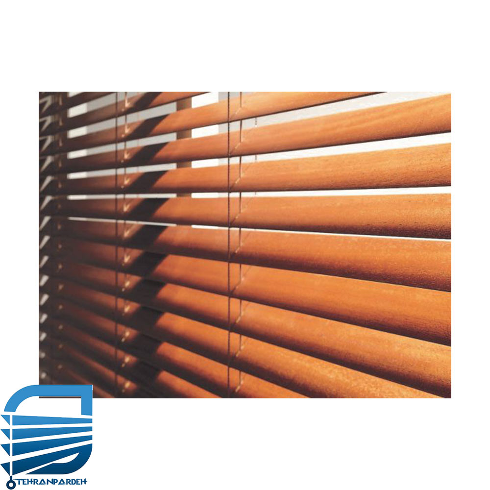 پرده کرکره ای فلزی طرح چوب 25 میل - تصویر 2